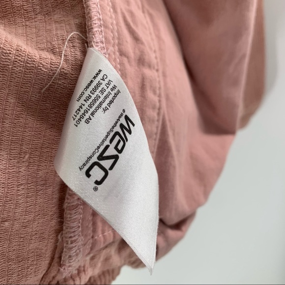 Wesc Pink Corduroy Oversized Jacket Men’s Size XL Women’s Size XXL - Picture 5 of 10